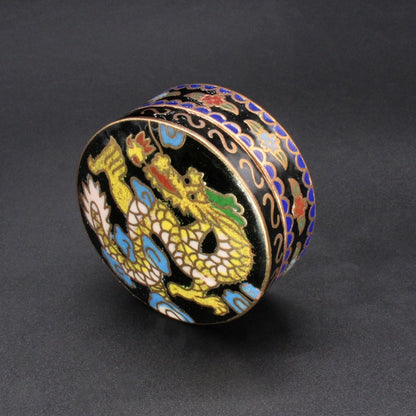 Chinese Cloisonné｜Jewelry Box Vintage Antique Finish
