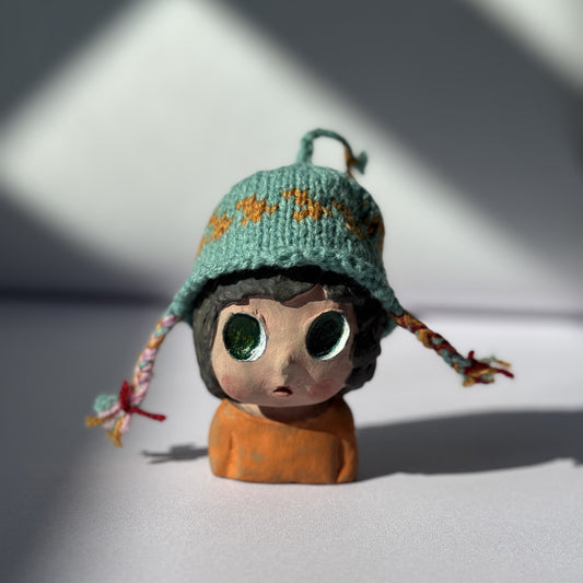 Woolly Wanderer｜Handmade Ceramic Doll｜Kai Ceramic